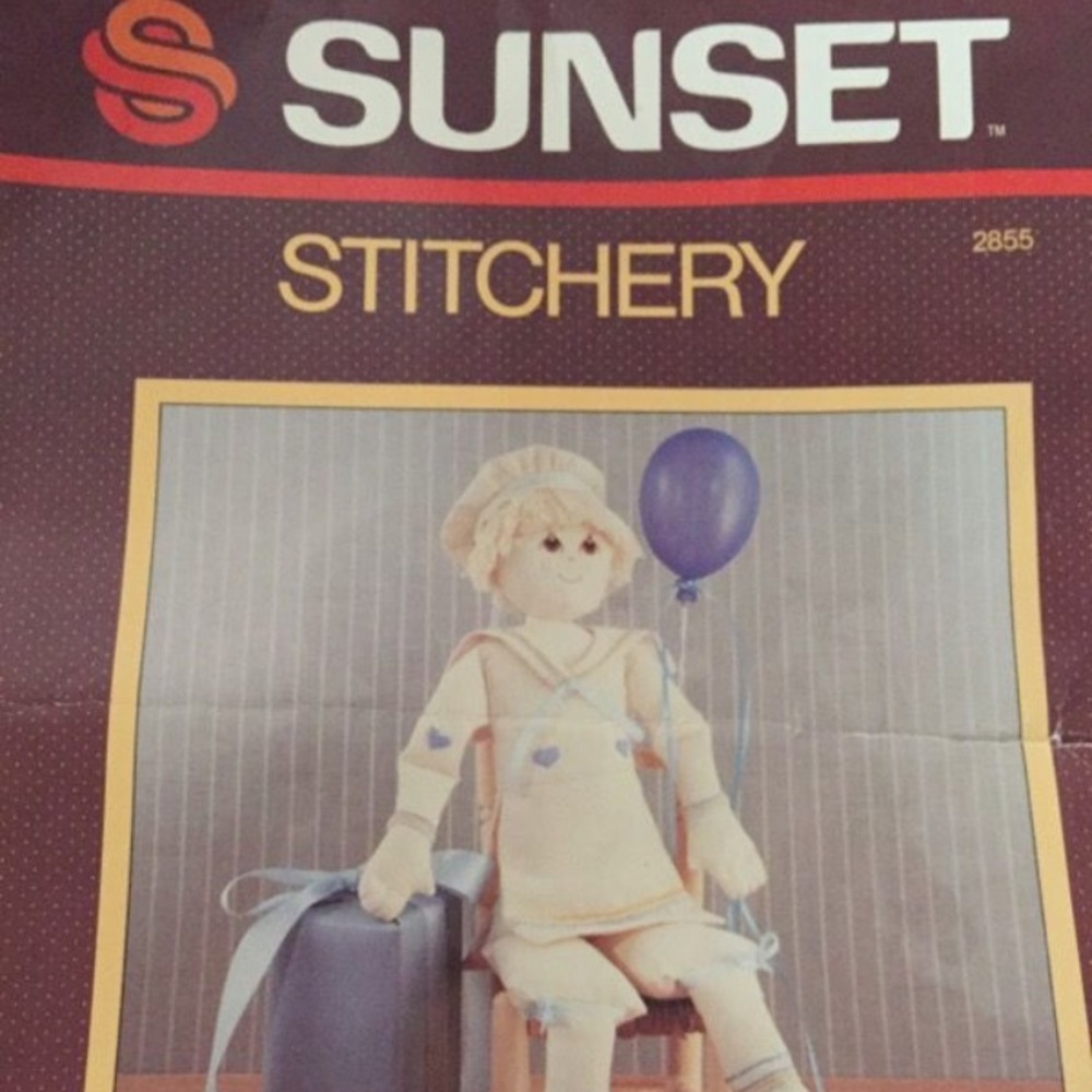 Sunset Stitchery Kit Make Sailor Rag Doll Sewing